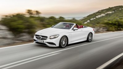 2016 Mercedes-AMG S 63 Cabriolet front three quarter unveiled