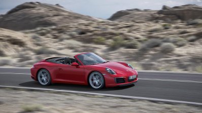 2016 Porsche 911 Carrera Cabriolet facelift side unveiled