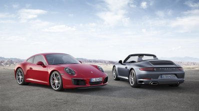 2016 Porsche 911 Carrera facelift front and rear unveiled