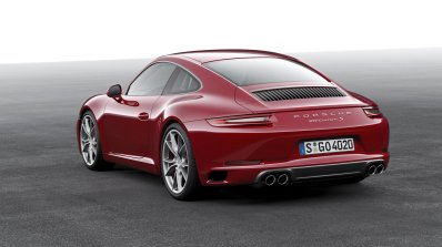 2016 Porsche 911 Carrera facelift rear quarter unveiled