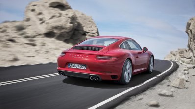 2016 Porsche 911 Carrera facelift rear three quarter unveiled
