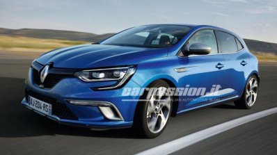2016 Renault Megane front three quarter leaked