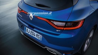 2016 Renault Megane taillamps leaked