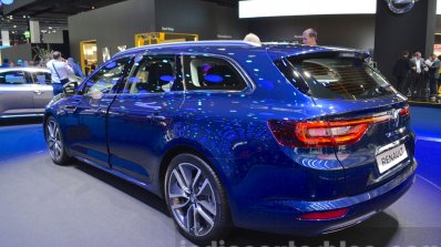 2016 Renault Talisman Estate rear three quarter at the IAA 2015