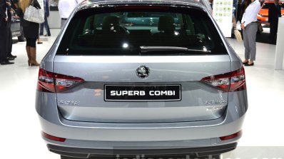 2016 Skoda Superb Combi (estate) rear at the IAA 2015