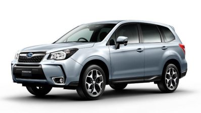 2016 Subaru Forester (facelift) front three quarter revealed in scanned brochure
