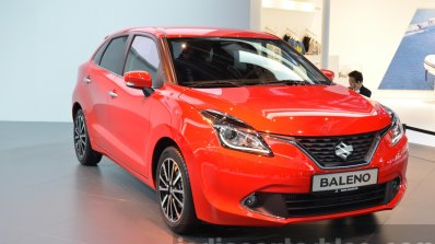 2016 Suzuki Baleno front three quarter at IAA 2015