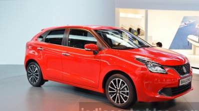 2016 Suzuki Baleno front three quarter left angle at IAA 2015