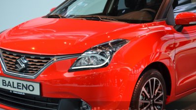 2016 Suzuki Baleno headlamp and grille at IAA 2015