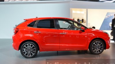2016 Suzuki Baleno side profile at IAA 2015