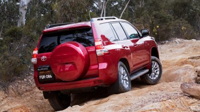 2016 Toyota Prado rear three quarter launched in Australia