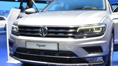 2016 Volkswagen Tiguan front grille at IAA 2015