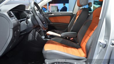 2016 Volkswagen Tiguan front seats at IAA 2015