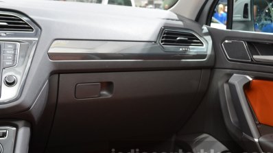 2016 Volkswagen Tiguan glovebox at IAA 2015
