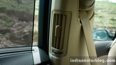 Audi A6 Matrix air vent on the B-Pillar review