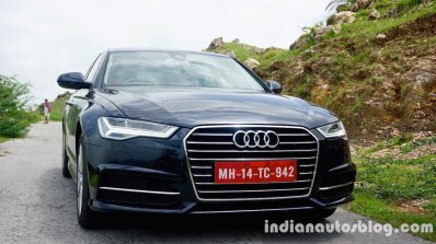 Audi A6 Matrix front three quarters review