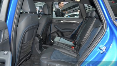 Audi SQ5 TDI Plus rear seat at IAA 2015
