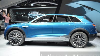 Audi e-tron quattro concept side at the IAA 2015
