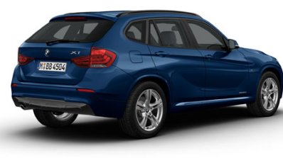 BMW X1 M Sport blue rear three quarter launched in India