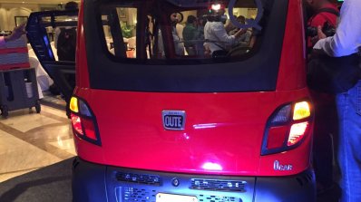 Bajaj Qute rear end during unveil in India
