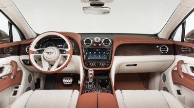 Bentley Bentayga dashboard press shots