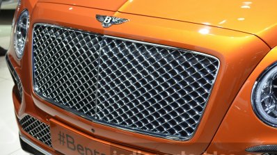 Bentley Bentayga grille at the IAA 2015