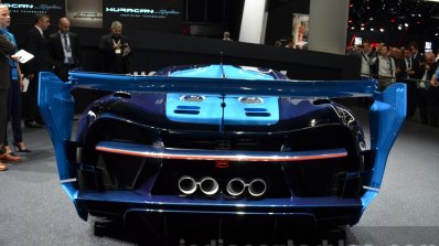 Bugatti Vision GT rear at the IAA 2015