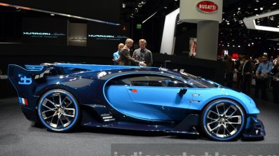 Bugatti Vision GT side at the IAA 2015