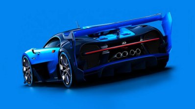 Bugatti Vision Gran Turismo rear three quarter unveiled
