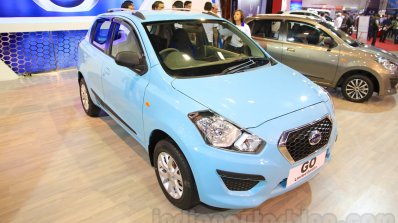 Datsun Go Limited Edition front three quarter right at Nepal Auto Show 2015