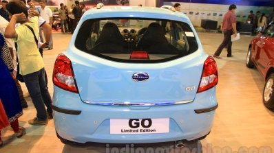 Datsun Go Limited Edition rear at Nepal Auto Show 2015