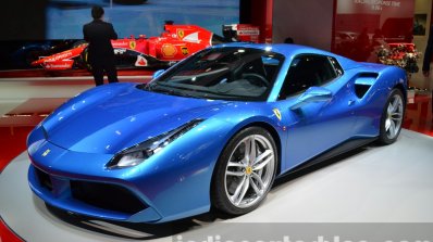 Ferrari 488 Spider front three quarter right at IAA 2015