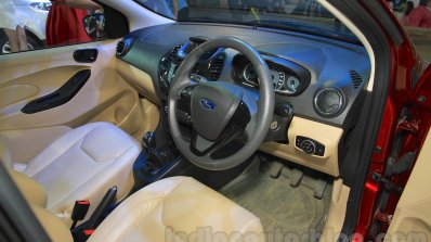 Ford Figo Aspire dashboard at the 2015 NADA Auto Show