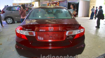 Honda Civic sedan rear Nepal Auto Show 2015
