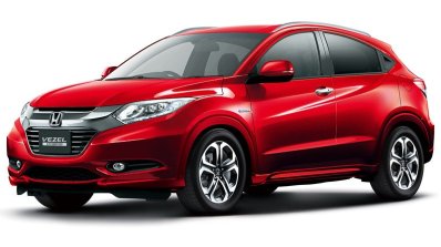 Honda Vezel Style Edition front three quarter left Japan