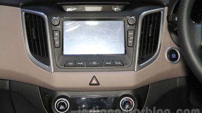Hyundai Creta touchscreen at Nepal Auto Show 2015