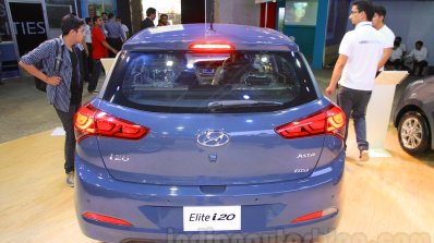 Hyundai Elite i20 rear at Nepal Auto Show 2015