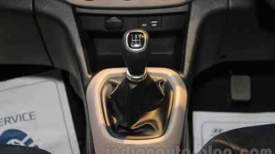 Hyundai Grand i10 gear lever at Nepal Auto Show 2015