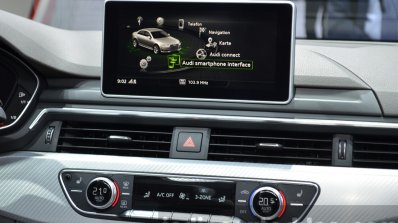 India-bound 2016 Audi A4 MMI infotainment at the IAA 2015