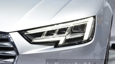 India-bound 2016 Audi A4 matrix headlamps at the IAA 2015