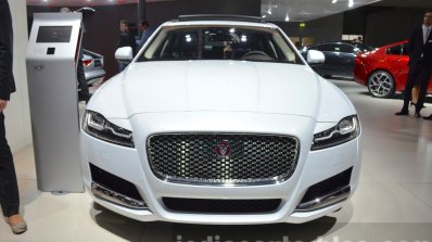 India-bound 2016 Jaguar XF front at the IAA 2015