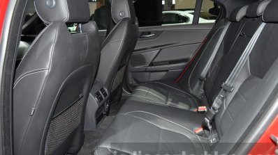 India-bound Jaguar XE rear cabin at the IAA 2015