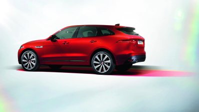 Jaguar F-Pace side press image