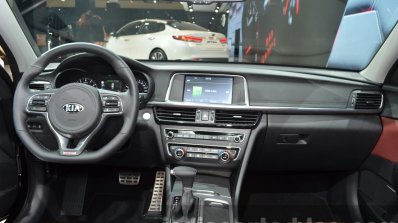 Kia Optima GT Europe dashboard interior at IAA 2015
