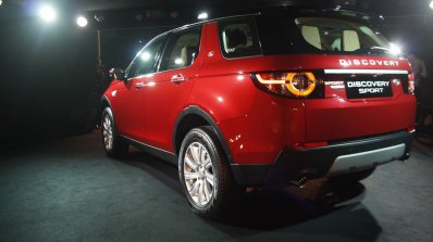 Land Rover Discovery Sport Launch rear three quarter in Mumbai