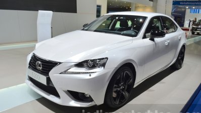 Lexus IS200t Sport Edition front three quarter at the IAA 2015