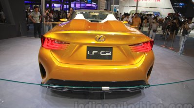 Lexus LF-C2 rear at the 2015 Chengdu Motor Show