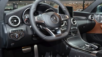Mercedes C Class Coupe interior at the IAA 2015
