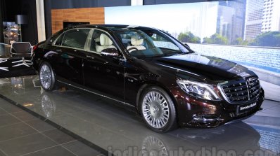 Mercedes-Maybach S600 front quarters India launch