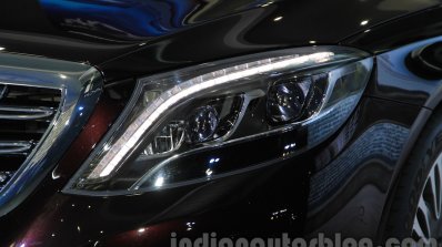 Mercedes-Maybach S600 headlight India launch